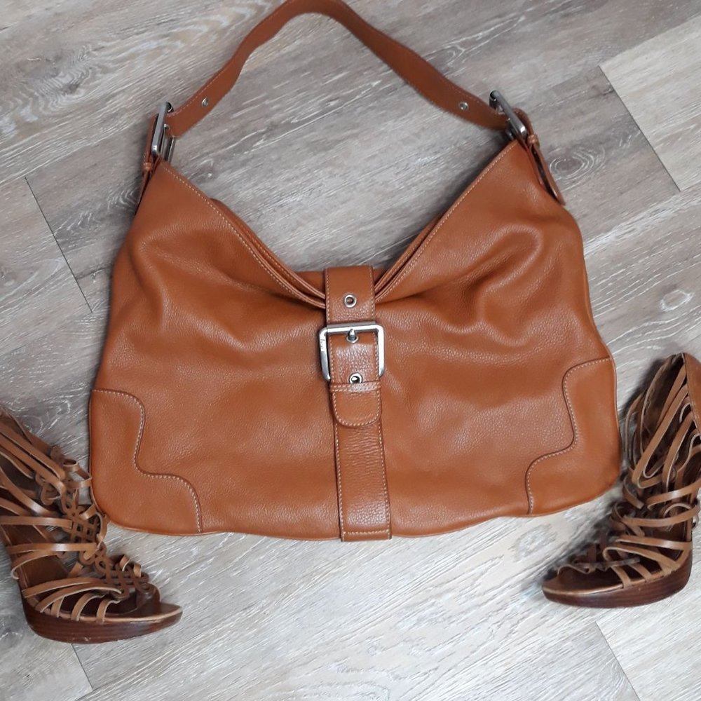 Jones New York Genuine Leather Hobo Bag